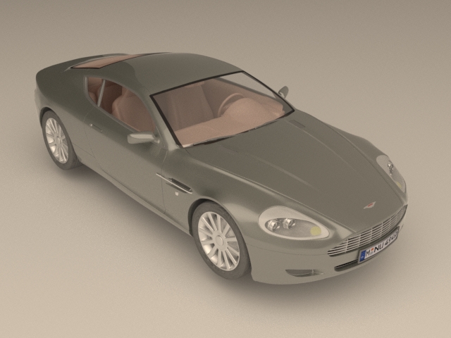 Aston martin 3d model — 3D model download
