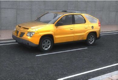 Pontiac Aztek 3D car model — 3D model download