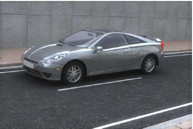Toyota Celica 3D car model — 3D model download