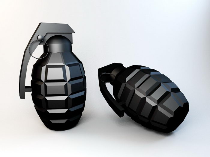 Pineapple Grenade free 3d model download — 3D model download