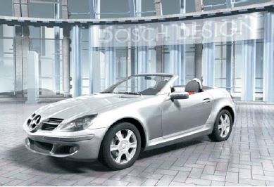 Mercedes SLK 3D car model — 3D model download