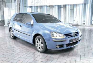 VW Golf 3D car model — 3D model download