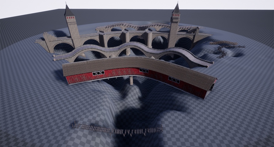 SHADERSOURCE - Branching River Tool unreal engine 4  asset download — 3D model download