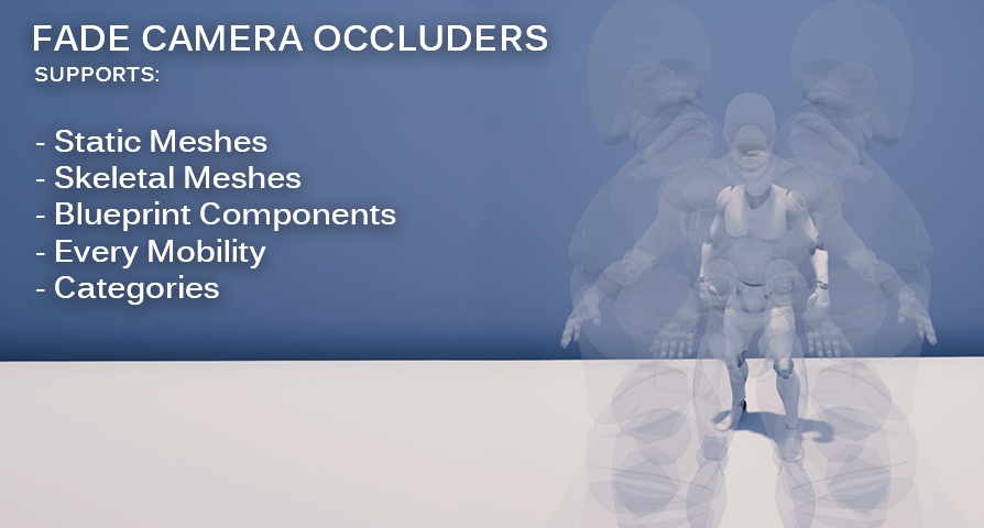Fade Camera Occluders  unreal engine 4  asset download — 3D model download