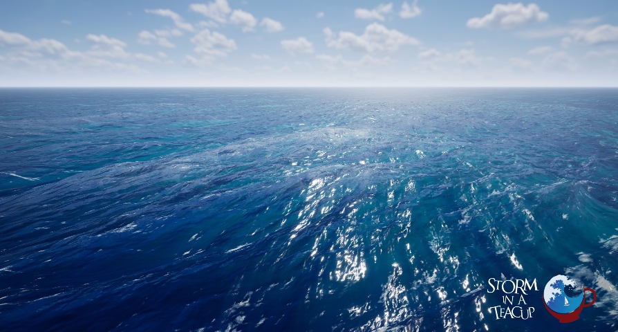 Realistic Ocean Simulator  unreal engine 4  asset download — 3D model download