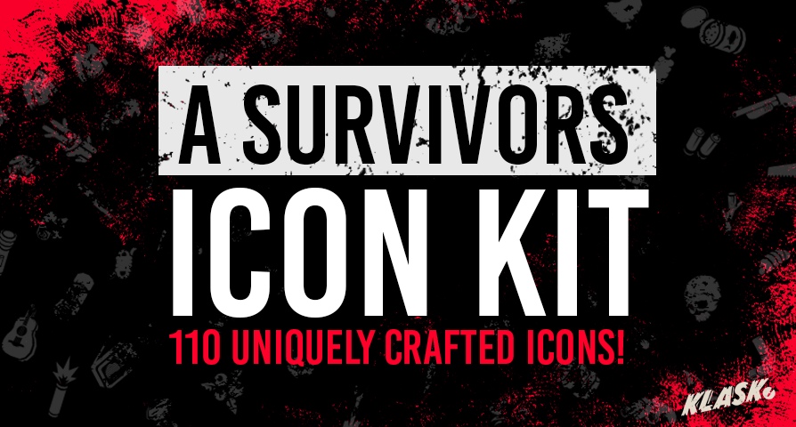 A Survivors Icon Kit  unreal engine 4  asset download — 3D model download