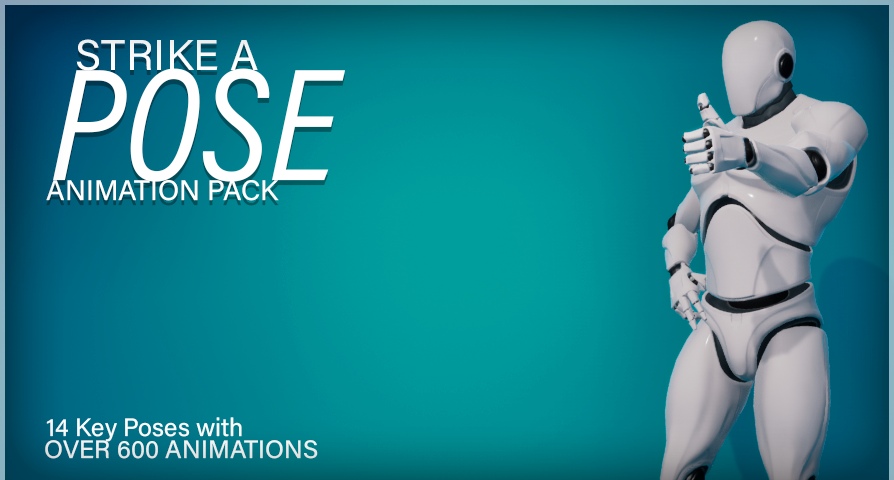 Strike A Pose - Animation Pack  unreal engine 4  asset download — 3D model download