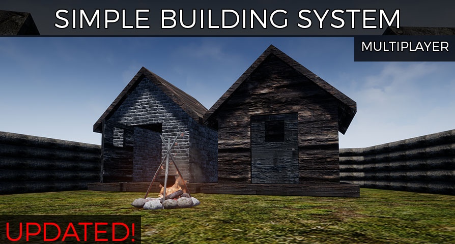 Simple Building System  unreal engine 4  asset download — 3D model download