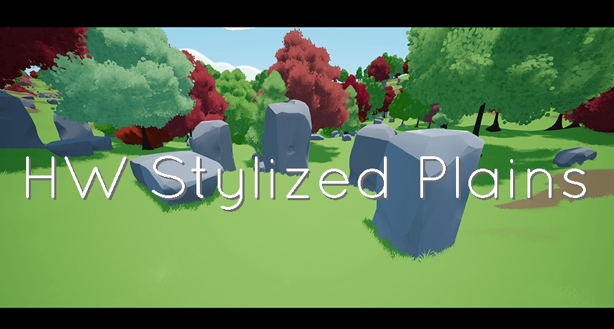 HW Stylized Plains unreal engine 4  asset download — 3D model download