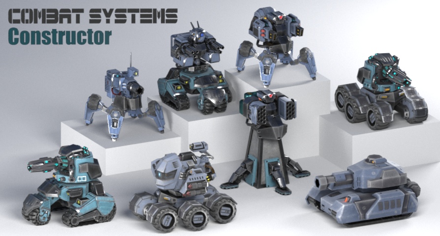 Combat Systems - Constructor  unreal engine 4  asset download — 3D model download