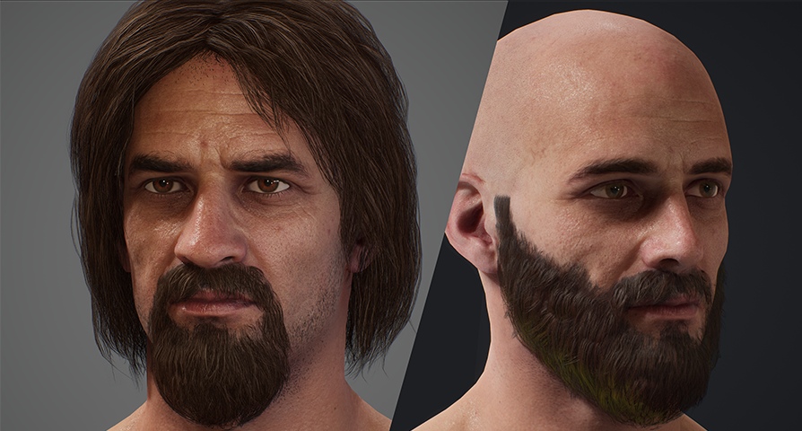Character Customization unreal engine 4  asset download — 3D model download