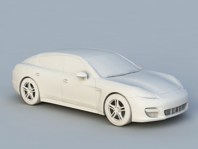 Porsche Panamera 3D Model — 3D model download