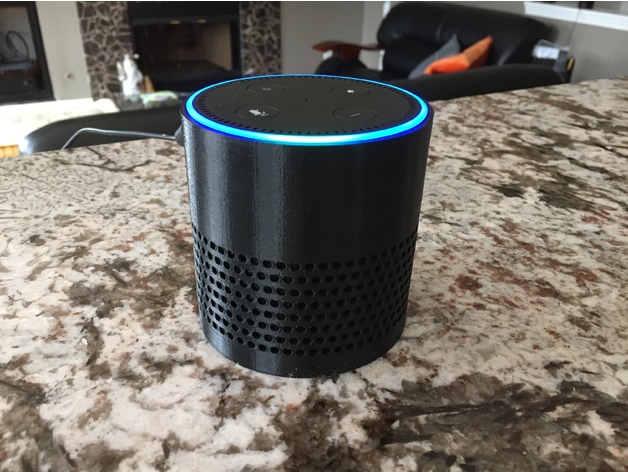 Amazon Echo Dot Acoustic Case free 3d print model download — 3D model download