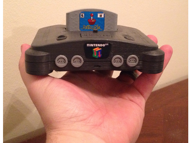 Mini N64 RetroPie case free 3d print model download — 3D model download