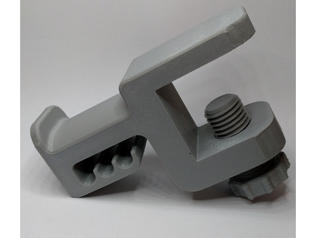 Desk Mount Headphone Holder / Mount / Clamp free 3d print model download — 3D model download