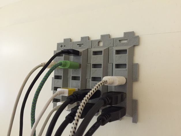 USB cable holder free 3d print model download — 3D model download