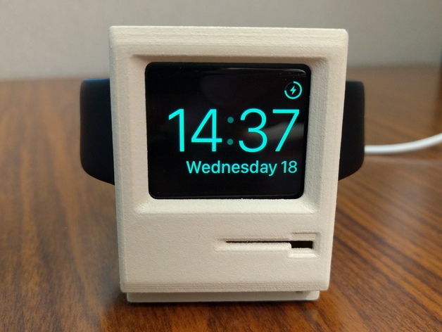 Apple Watch Charging Dock ? Classic Mac free 3d print model download — 3D model download