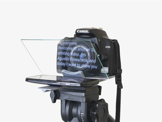 Smartphone Teleprompter ? Tripod Adapter free 3d print model download — 3D model download