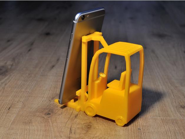 Forklift Phone Stand free 3d print model download — 3D model download