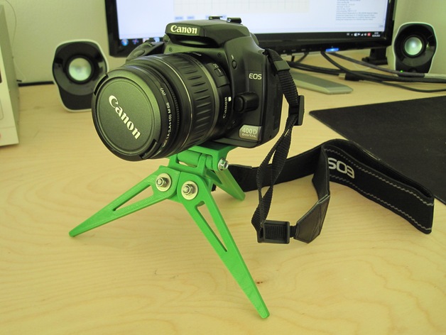 Compact Camera Tripod ? foldable free 3d print model download — 3D model download