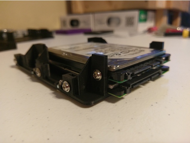 Drive Bay Adapter V4 (3.5? to 2?2.5?) free 3d print model download — 3D model download