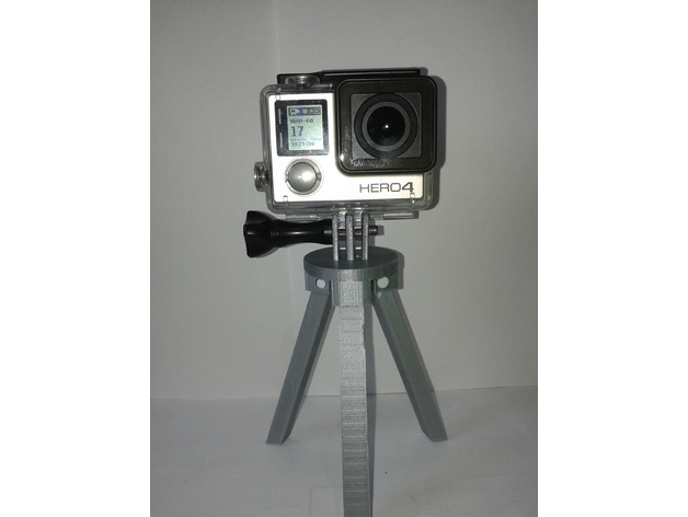 Gopro Hero 3-5 tripod free 3d print model download — 3D model download