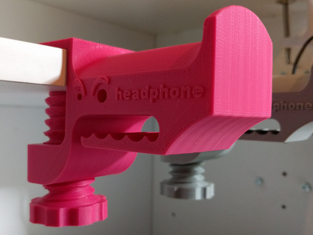 Monster Mouth Headphone Holder ? Clampable free 3d print model download — 3D model download