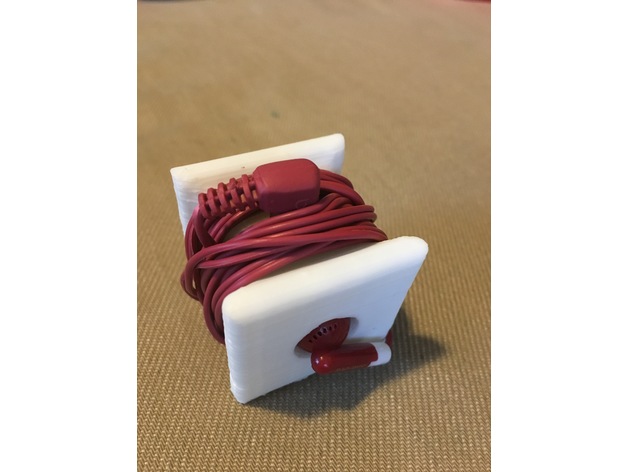 Earbud holder free 3d print model download — 3D model download