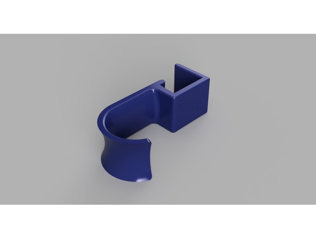 Cubicle Shelf Edge Headset Hanger free 3d print model download — 3D model download