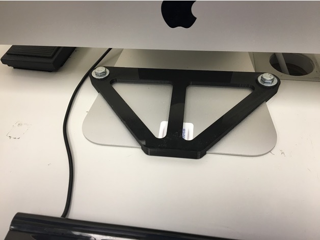 Base clamp for Apple iMac free 3d print model download — 3D model download