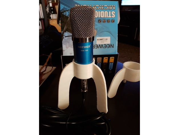 Microphone tripod free 3d print model download — 3D model download