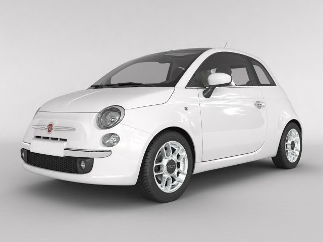 Fiat 500 Sport free 3d model download — 3D model download