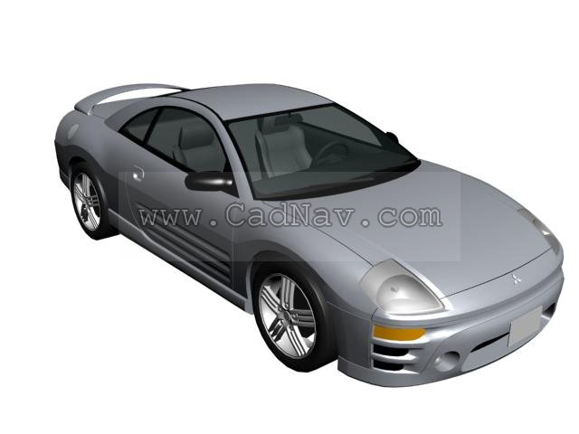 Mitsubishi Eclipse free 3d model download — 3D model download