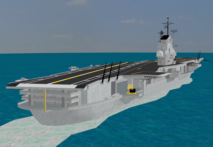 Essex class aircraft carrier free 3d model download — 3D model download