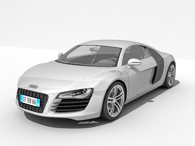 Audi r8 car free 3d model download — 3D model download