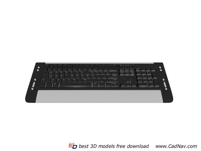 Mechanical keyboard free 3d model download — 3D model download