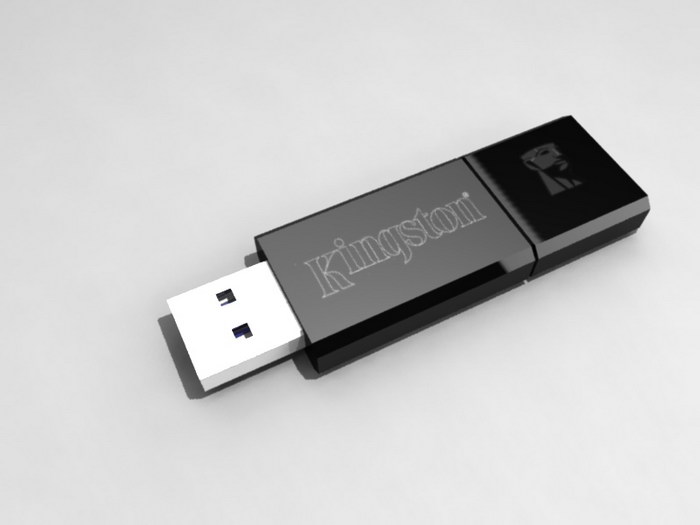 Kingston Flash Drive free 3d model download — 3D model download