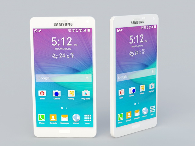 Samsung Galaxy Note 4 free 3d model download — 3D model download