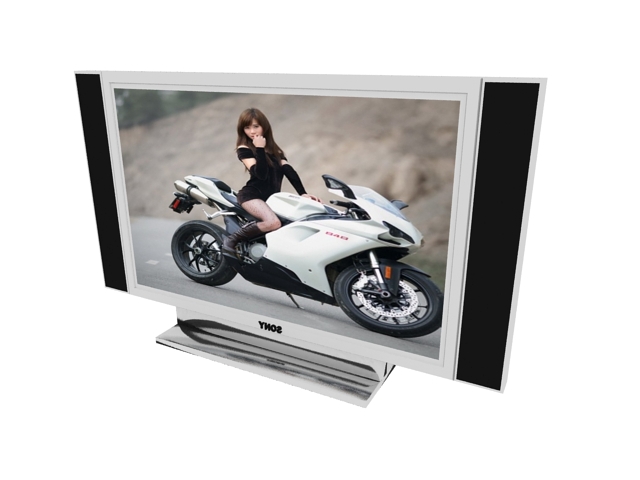 Sony HD TV free 3d model download — 3D model download