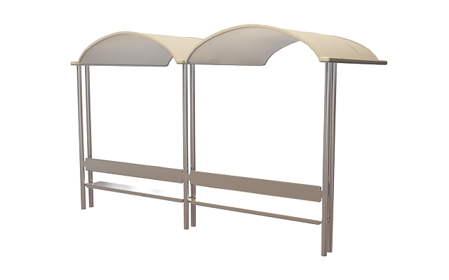 Bus stop 3d model download — 3D model download