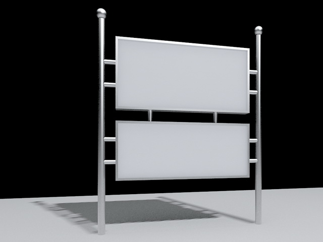Community bulletin board 3d model download — 3D model download