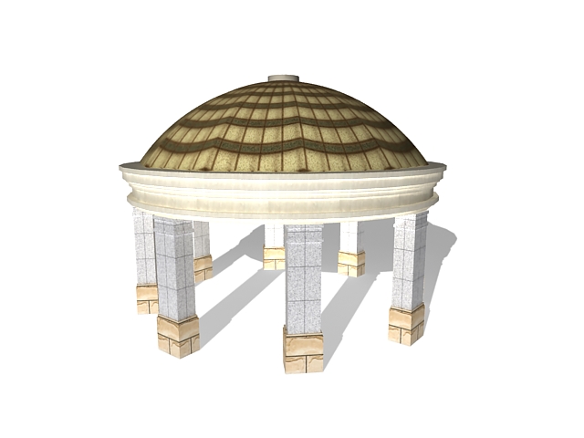 Roman gazebo 3d model download — 3D model download