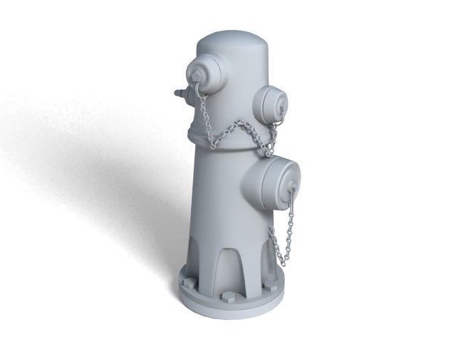 Modern fire hydrant 3d model download — 3D model download