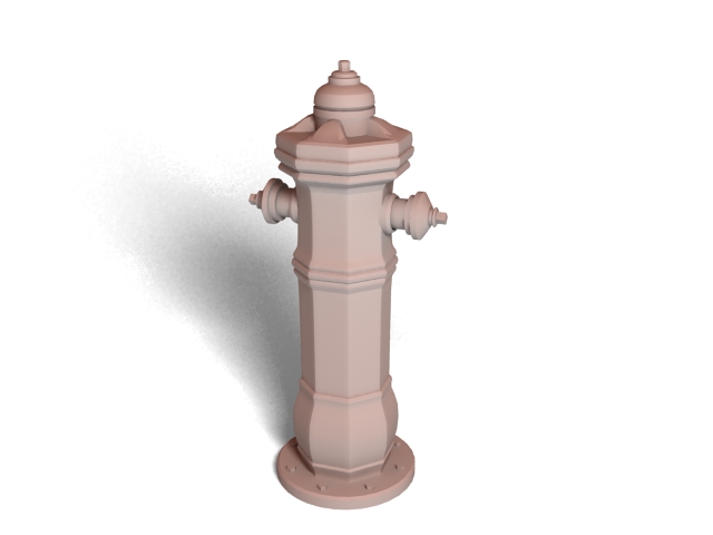 City fire hydrant 3d model download — 3D model download