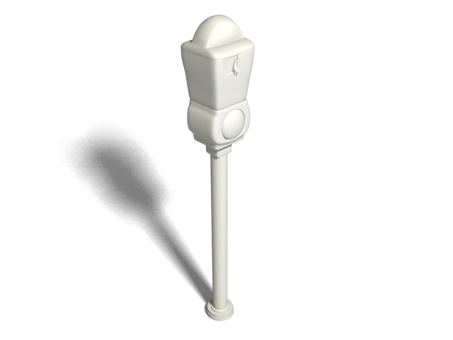 Vintage parking meter 3d model download — 3D model download