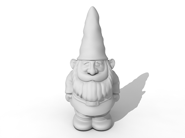 German garden gnome 3d model download — 3D model download