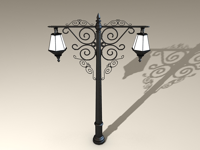 Old City Street Lights 3d model download — 3D model download