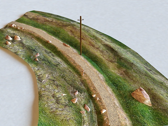 Rough Road 3d model download — 3D model download