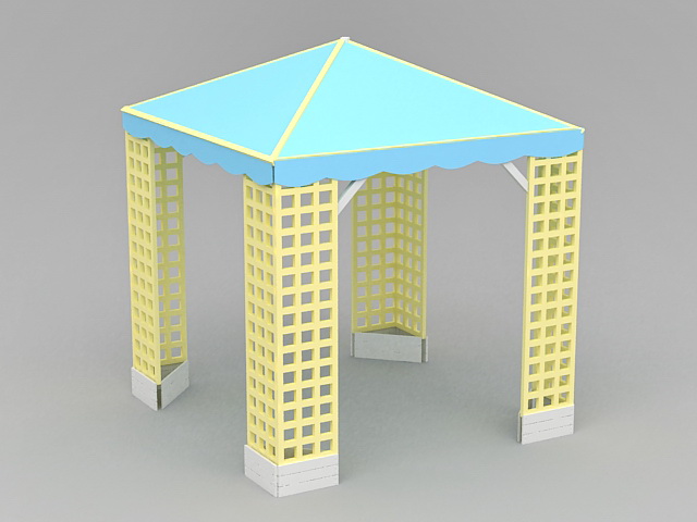 Garden Pavilion 3d model download — 3D model download