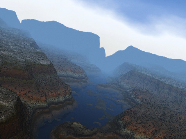Grand Canyon with River 3d model download — 3D model download